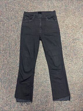 MOTHER The Insider Crop Step Fray Jean